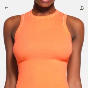 Skims Orange Dress